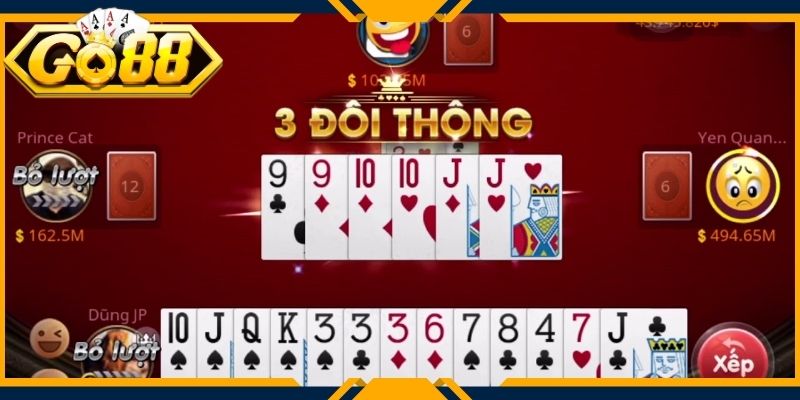 Tìm hiểu quy tắc cơ bản cùng cách chơi bài tiến lên Go88 để luôn thắng