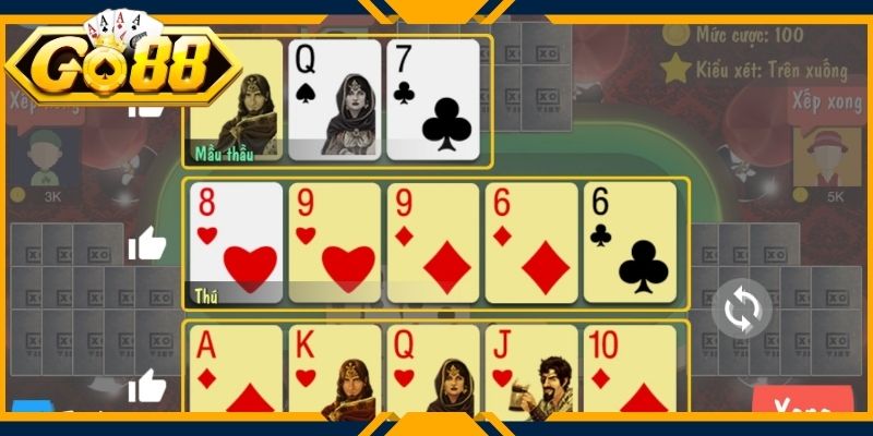 Bộ quy tắc thứ tự các liên kết quan trọng trong cách chơi mậu binh Go88