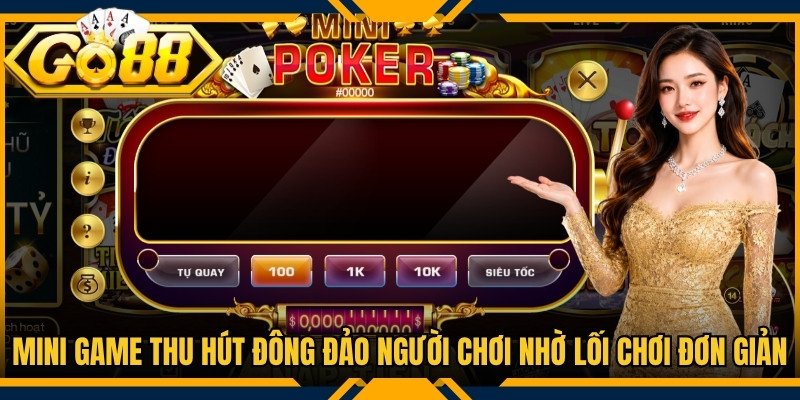 Mini game thu hút đông đảo người chơi nhờ lối chơi đơn giản
