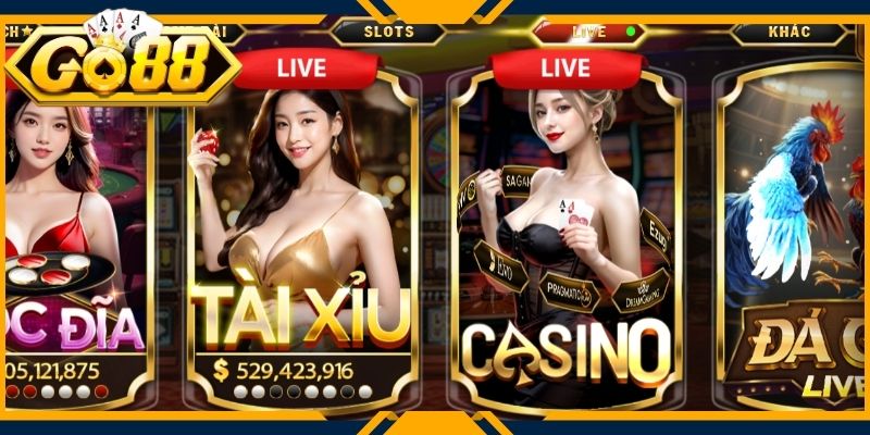 Live casino Go88 luôn đảm bảo tính an toàn cùng sự minh bạch