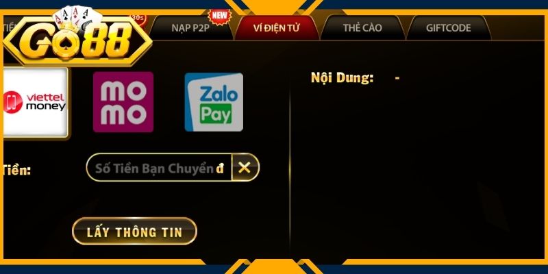 Sử dụng ví điện tử nhằm nạp vốn đã trở thành lựa chọn tối ưu nhất